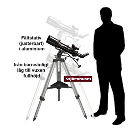 Sky Watcher Mercury 705 teleskop för både dag och natt